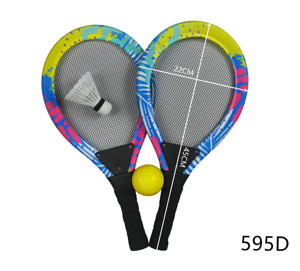 Venta al por Mayor de Raqueta de Tenis Colorida de 20*44CM / Set de Tenis con Bádminton y Pelota de PU, Set de Raquetas Dinámicas 2 en 1 para Jugar al Aire Libre - Product Image 4