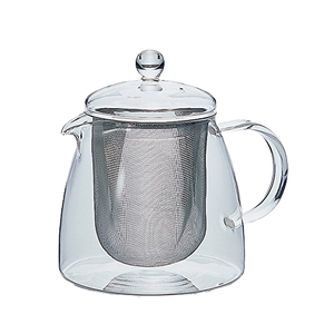 Mug à thé en verre de style japonais 700 ml, résistant à la chaleur, sans BPA, avec filtre en acier inoxydable, couvercle anti-fuite, motif logo, compatible micro-ondes et lave-vaisselle - Product Image 1