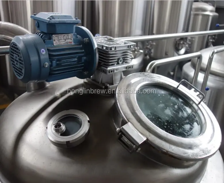小型モデル500l醸造システム醸造設備ビール発酵ターンキープラントバー用