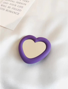 Ins Korean Cute love Heart Mirror <strong>Lazy</strong> <strong>Bracket</strong> <strong>for</strong> <strong>iphone</strong> 14 15 Pro Max Silicone Mobile Phone Socket Grip Stand Holder - Product Image 3