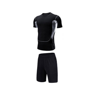 Ropa personalizada para correr para hombre, 3 piezas, gimnasio, deportes, secado rápido, Fitness, Yoga, ropa deportiva, Jogging, chándal, gimnasio, conjuntos de Fitness - Product Image 5