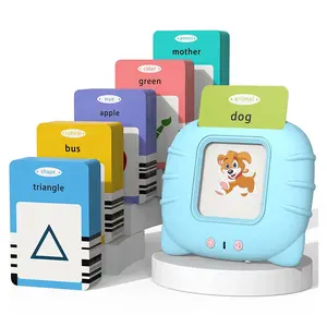 Educazione della lingua della prima infanzia Talking Flash Card dispositivo di apprendimento giocattoli educativi carta da gioco di parole per bambini