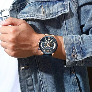 Montre étanche pour homme Sixfinger, multifonctionnelle, à grand cadran, chronographe sport, montre à quartz, pour homme - Product Image 3