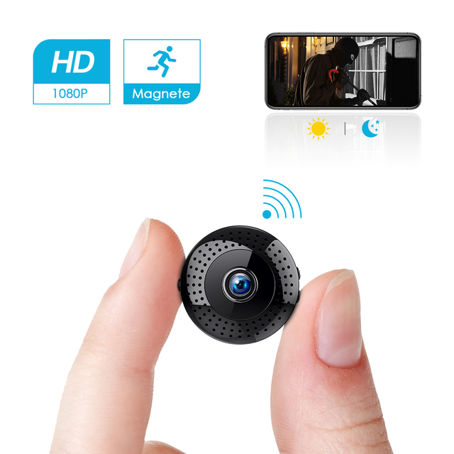 1080p HD Indoor Security Camera for Home Pet Baby Remote Phone App Control Night Vision WiFi CMOS OEM Memory Card Cloud