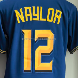 Maglia da Baseball Americana Josh Naylor Seattle Royal Blue City Connect, Pronta per la Spedizione, Migliore Qualità, Cuciture di Precisione - Product Image 1