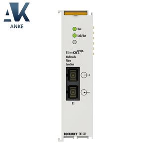 EK1521 โมดูลเชื่อมต่อไฟเบอร์ออปติก EtherCAT 1 พอร์ต - Product Image 1