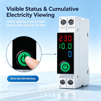 Disjoncteur miniature intelligent Tuya WiFi 1-63A AC 230V avec contrôle à distance et surveillance de la consommation en temps réel