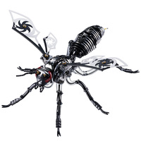Energinox Acier Inoxydable enfants Anime Abeille Jouet pour Enfants Animal 3D DIY Métal Puzzle Modèle