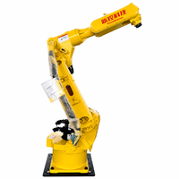 Bras robotisé articulé à 6 axes, portance de 12 kg, portée de 1410 mm, avec PLC et moteur, robot de soudage laser avec suivi de couture pour la fabrication intelligente