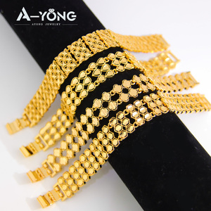 Hot Fashion Bracelet 21k Gold Plated Multi Layer Elegant <b>Wrap</b> Bracelets High Quality Women Bridal <b>Wedding</b> Party Jewelry - Product Image 4
