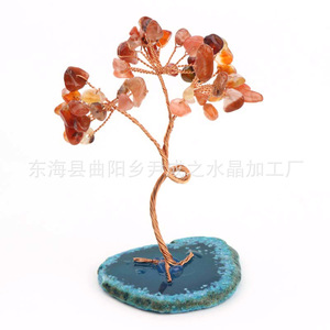 <b>Crystal</b> <b>Tree</b> Ornament Mini Decorative Craft For Home Decoration Gift Collection - Product Image 5