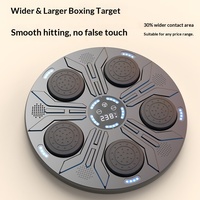Cible de boxe intelligente en gros pour salle de sport à domicile, réglable en hauteur/vitesse/volume, fixation murale sans dommage, entraînement avec effets sonores