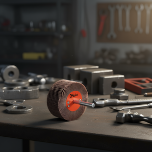 Disco Abrasivo de Tela Ttake de 25x10 mm, Grano 60, Eje de 6 mm para Pulir Metal - Product Image 3