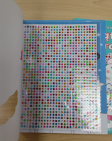 Livre d'autocollants en diamant personnalisé, livre offset, grande quantité, reliure parfaite
