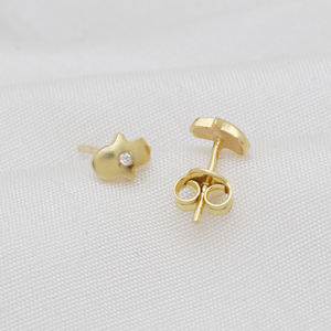 Hot Selling Gold Plated 925 Sterling Silver Hamsa <b>Stud</b> <b>Earrings</b> Trendy Hamsa Jewelry For <b>Girl</b> - Product Image 2