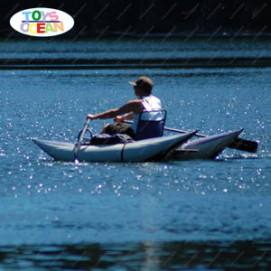 Nouvelle conception mini kayak gonflable <span class=keywords><strong>banane</strong></span> bouée flottante eau ponton gonflable pour la pêche - Product Image 5