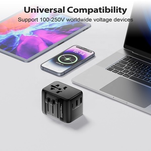 Worldplug quốc tế chuyển đổi ổ cắm đa cắm <span class=keywords><strong>Adapter</strong></span> trên toàn thế giới <span class=keywords><strong>USB</strong></span> Loại C phổ du lịch Bộ sạc điện <span class=keywords><strong>Adapter</strong></span> - Product Image 3