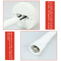 K-type Right Angle Thermocouple WRN-520 High-temperature Aluminum Liquid Silicon Carbide Protective Tube