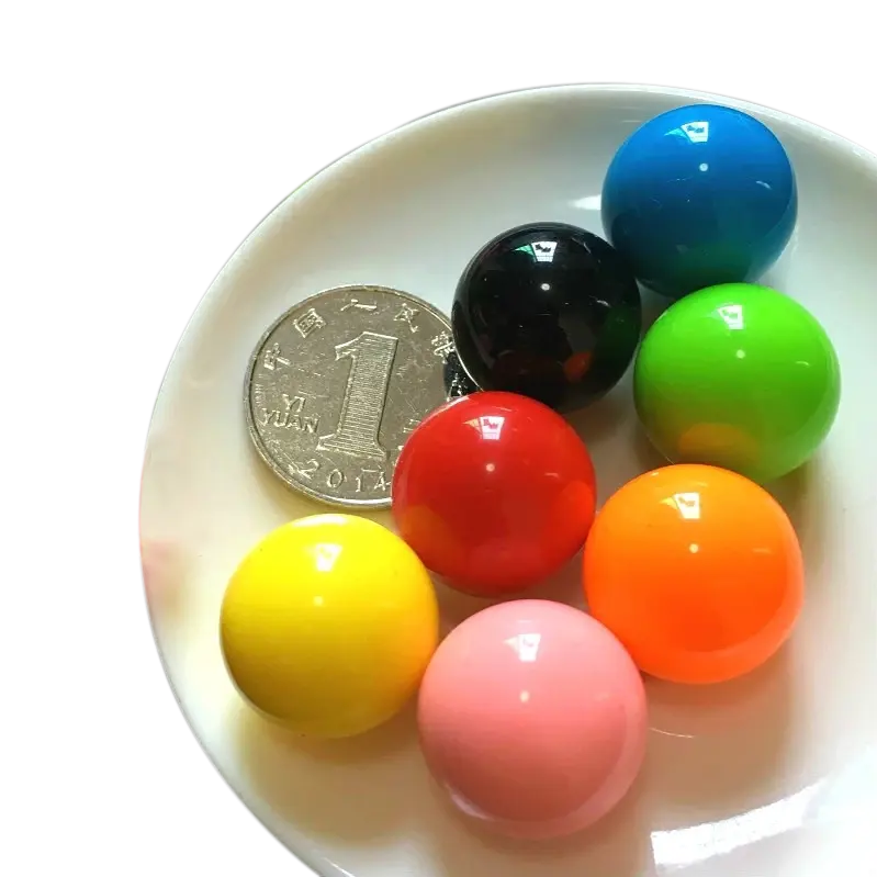 Outdoor-Spielzeug ball 6mm 8 mm10mm 12mm Mischung runde Plastik perle Plastiks pielball solide Acryl perle