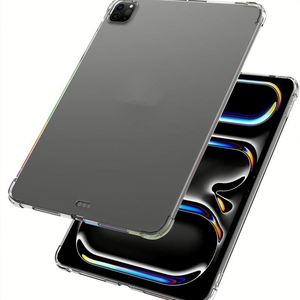 เคสซิลิโคนสำหรับไอแพดโปร13 11 2024อากาศ2022 10.2ขนาดเล็ก9.7 10.5ใสเคสหลัง TPU แบบนิ่มเคสแท็บเล็ต - Product Image 3
