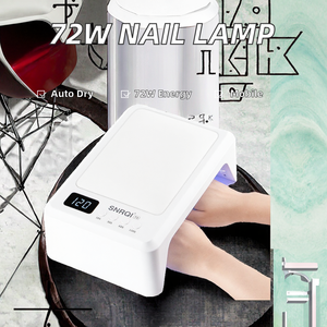 Chuyên Nghiệp 72W UV LED Nail Đèn Xách Tay Điện Máy Sấy Móng Tay Cánh Tay Phần Còn lại Gối EU Cắm Gel Công Cụ Làm Móng Tay Tay Phần Còn lại Làm Bằng Nhựa - Product Image 3