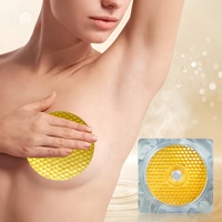 Masque en feuille pour les seins au collagène et or 24 carats, à base de plantes, marque privée, raffermissant, hydratant, liftant, pour l'agrandissement des seins, soin de la peau du buste, végétalien, OEM