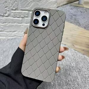 Baili nhà máy <span class=keywords><strong>2025</strong></span> Bán buôn giá rẻ Dệt Kim Cương Phong Cách Kinh Doanh Non-Slip màu TPU điện thoại di động bìa cho iPhone 8 XS Max 12 16 - Product Image 4