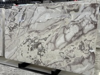 Marbre blanc naturel Fendi tendance et très demandé pour la décoration intérieure, idéal pour les murs de fond, les comptoirs et les escaliers