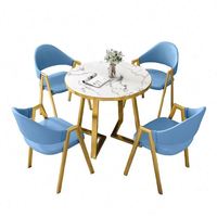 Ensemble de table à manger de luxe pas cher avec 4 chaises, ensemble table et chaises pour salle à manger, meubles de salle à manger, ensemble de tables à manger