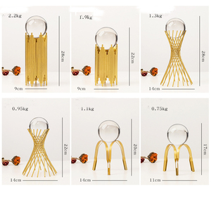 Interni moderni tavolo nordico accessori per ufficio in oro pezzi camera di lusso sfera di cristallo decorazione ornamenti altre decorazioni per la casa - Product Image 6