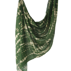 Pañuelo estilo Vela de poliéster con estampado de tinta al agua, éxito de ventas transfronterizo europeo-americano, para musulmanas Hui, hiyab, 180*80 cm, elástico en cuatro direcciones - Product Image 5