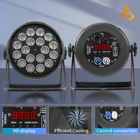 AICPOSE OEM Personnalisé 18 pièces 15W LED Par Light pour les organisateurs d'événements, éclairage LED Par Can pour scène intérieure