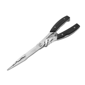 Extended Lure Pliers, <b>Long</b>-<b>Nose</b> Hook Remover, Fishing Scissors, Large Fish Hook Remover, Lead Slitter Shears, Fishing Gear - Product Image 1