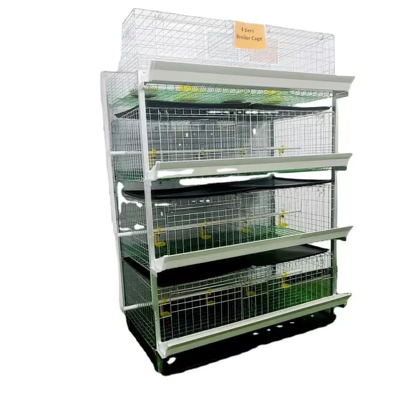 Geflügelfarm Teig Hühner käfig Easy Clean Broiler Hühner futter käfig