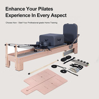 Ensemble complet d'équipements pour studio de Pilates |   Combo Reformer + Cadillac + Chaise |   Machines de musculation en bois de hêtre commercial, directement de l'usine
