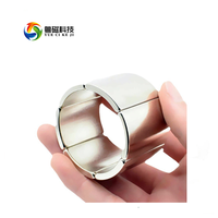Magnet busur Neodymium N52 NdFeB Arc segmen Motor kuat untuk Generator turbin angin Rotor Magnet Generator Neodymium permanen