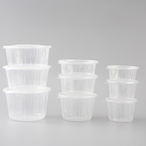 Bol rond jetable en plastique PP de qualité supérieure avec couvercle, récipient alimentaire <span class=keywords><strong>pour</strong></span> cupcakes, salades et soupes, origine Shandong, <span class=keywords><strong>pour</strong></span> aliments <span class=keywords><strong>pour</strong></span> bébés - Product Image 4