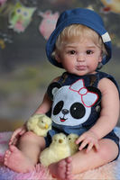 Poupée bébé réaliste de 18 pouces, corps souple, nouveau-né réaliste, corps entièrement en silicone et vinyle, poupée reborn réaliste