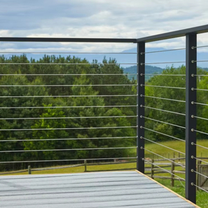 Hiện đại ngoài trời sơn tĩnh điện chống gỉ lan can lan can lan can với thép carbon và thép không gỉ cho biệt thự ban công - Product Image 2