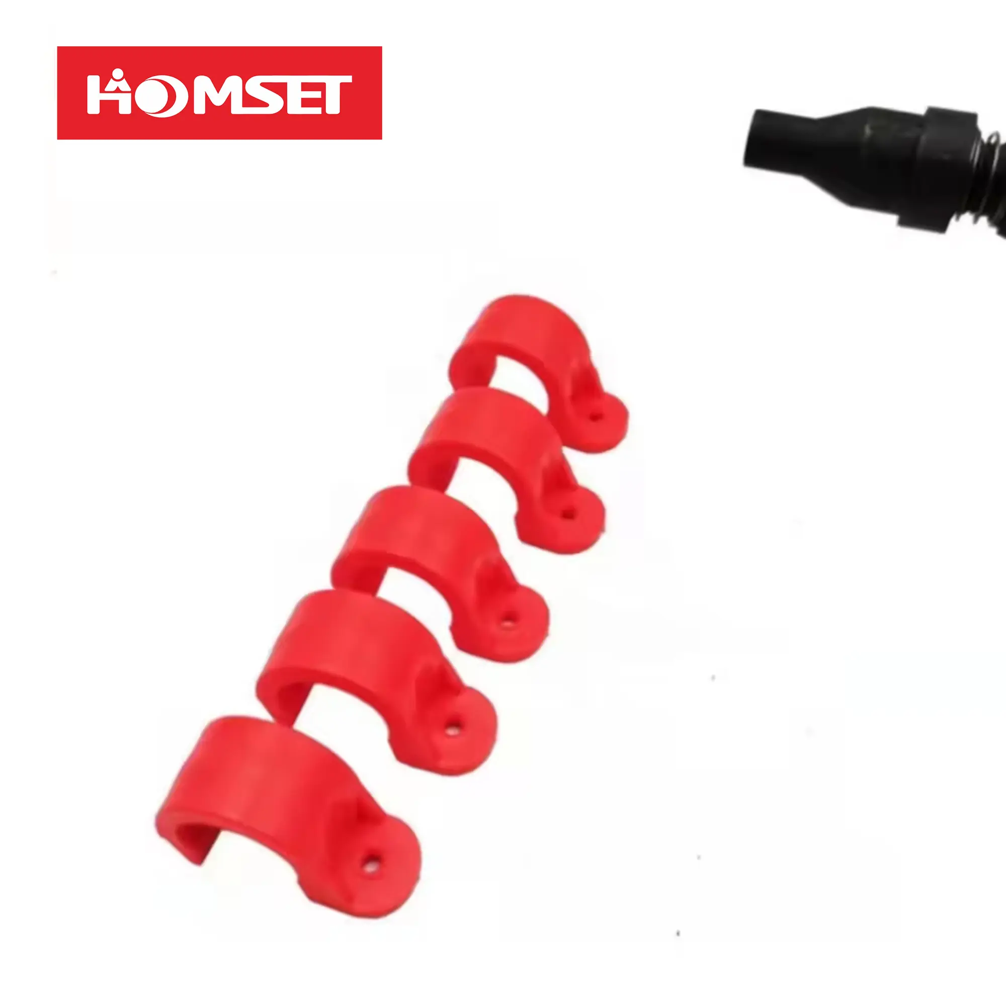 Braçadeira de plástico para tubulação upvc, melhor venda de acessórios de tubulação upvr braçadeira de tubulação para unhas de gás sem fio