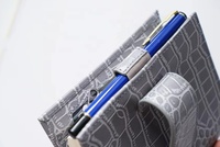 Grosir kustom Logo longgar daun hemat uang dompet keuangan anggaran baru Croco A7 Cincin Binder perencana