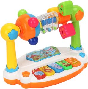 Jouets éducatifs en promotion : Clavier musical rotatif pour bébé, piano musical pour enfant - Product Image 1