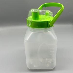 Botella de bebida de 1.5L de boca ancha, portátil, con asa para uso en exteriores - Product Image 2