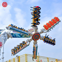 Équipement de foire Magic Park Rides Crazy Speed Windmill Top Scan Rides