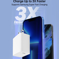 Chargeur de téléphone portable 33w Type c EU US Universal Super Fast Charhing Portable Wall PD 33w Gan Charger pour Samsung iphone