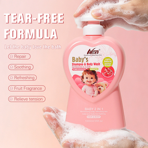 Nary Wholesale Baby 2-en-1 Shampooing et Gel Douche à la Kératine 1000ml pour Enfants/Gel Douche pour Enfants Parfum Raisin Grenade - Product Image 5