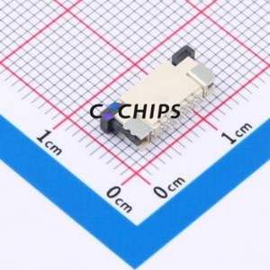 <b>FPC</b>-1.0AX-6PWCR-H25 FFC/<b>FPC</b> Connector SMD,P=1mm,Horizontal Mount Connector Drawer Type Bottom Contact 6P 1mm - Product Image 2