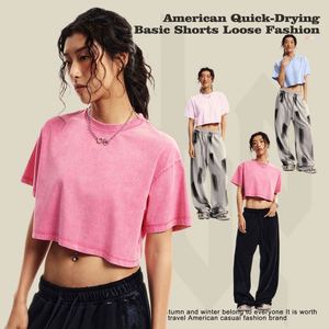 Camiseta Corta de Verano 2025 para Mujer, Estilo Vintage, Lavado Ácido, Alta Calidad, 230gsm, Personalizable - Product Image 2