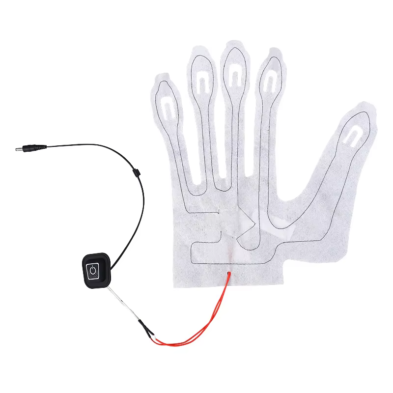 Electric Heated Ski Gloves with 5