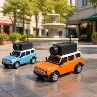 Mobil RC Mini 1:64 dengan Kamera WiFi HD 720P 2.4GHz 4WD 4-Channel Remote Control ABS Mobil Mata-Mata untuk Anak-Anak Indoor-Outdoor